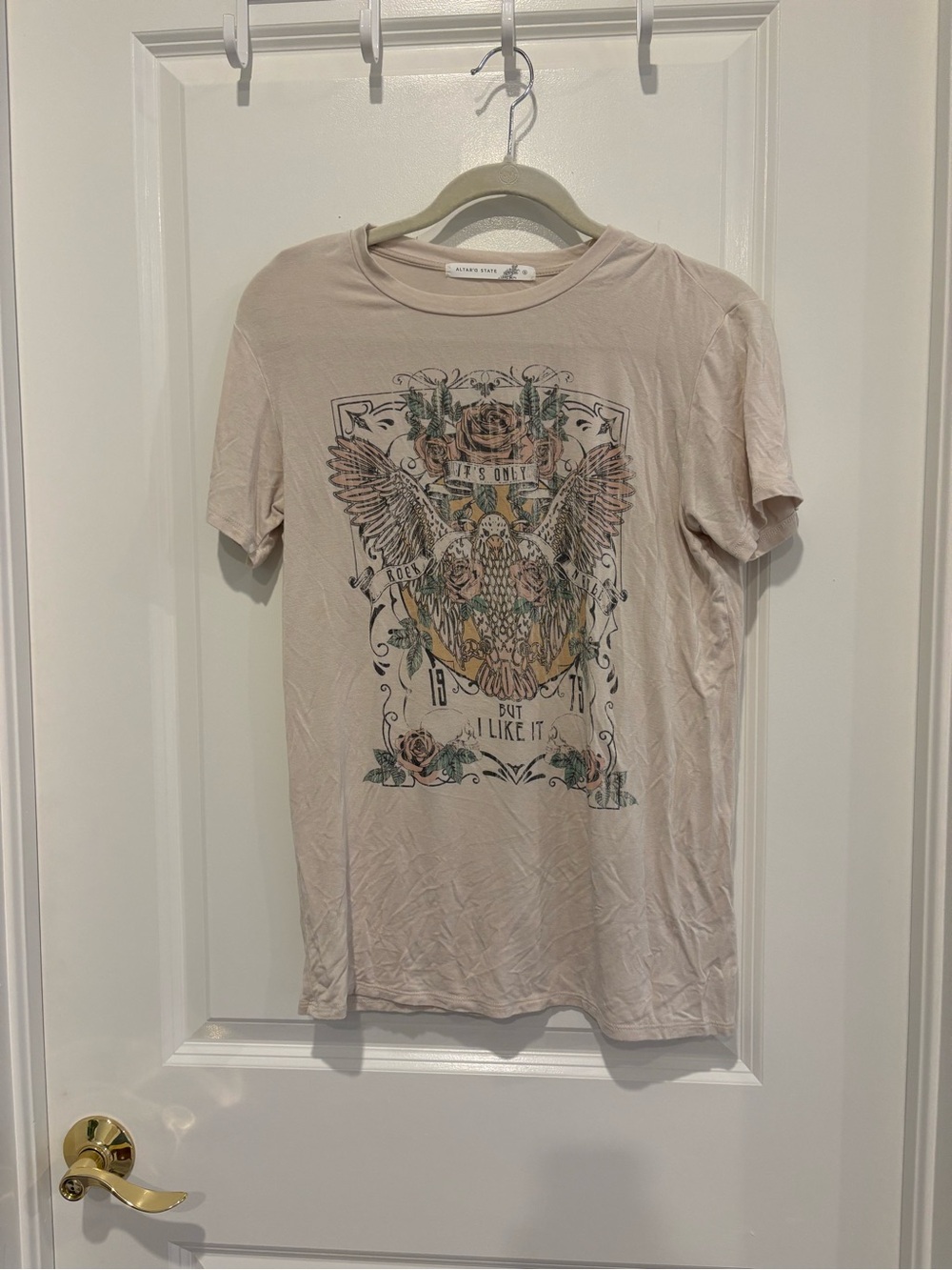 Altar’d State Rock N Roll Graphic Tee Size S